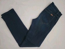 Joe's Jeans The Cigarette Straight Leg Sabina Medium Dark Blue Wash Womens Sz 27