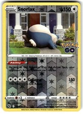 snorlax pokemon go card PSA 9 SNORLAX REVERSE HOLO main image 1