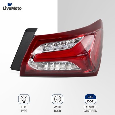 LED Tail Light For 2019-2022 Chevy Malibu Outer Lamp Right Passenger Side