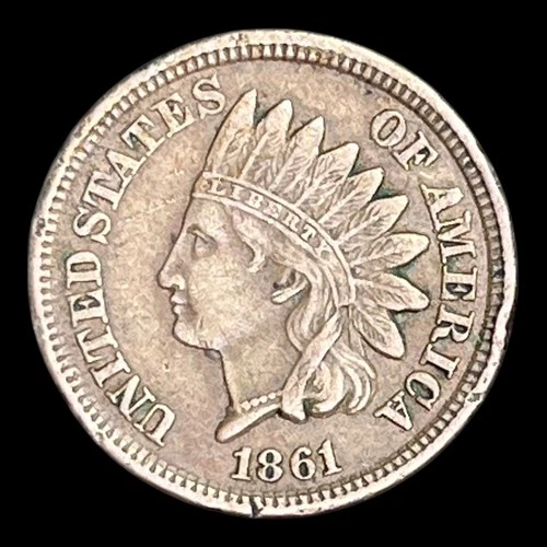 Stunning 1861 Indian Head Cent, MS