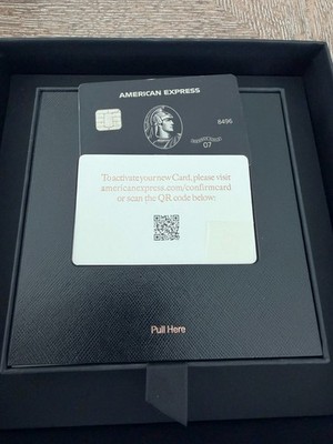 American Express Centurion Black Card + Limited Prada Bracelet