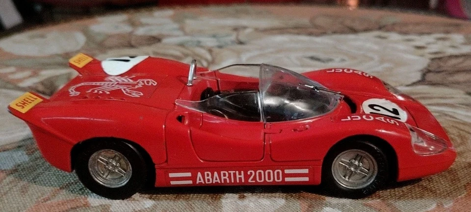POLITOYS M 1/25 - ABARTH 2000 - N°584 - Modellino Auto Italia Vintage - #88# - Immagine 3 di 4