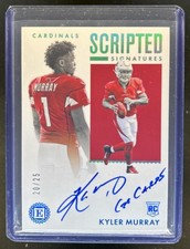 2019 Panini Encased Kyler Murray Scripted Signatures RC Sapphire Auto #/25