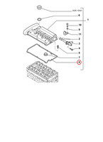 Dichtung FüR Ventildeckel Alfa 156 - GTV - Spider Original 55187339