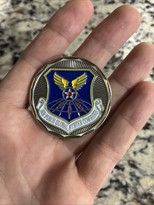 15yo Pristine 5th Bomb Wing / USAF Global Strike Command Challenge Coin
