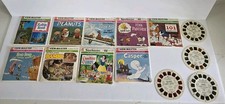Vintage Lot 9 View Master Reels Peanuts, Casper, Disney, Scooby Doo, etc