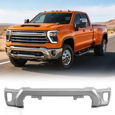 Chrome Front Bumper For 2024-2026 Chevy Silverado 2500 3500 Hd Wo Sensor Holes