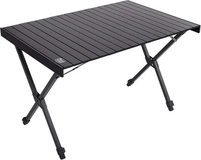 TIMBER RIDGE Folding Camping Table Fold up Height Adjustable Garden Table - Image 1 of 4