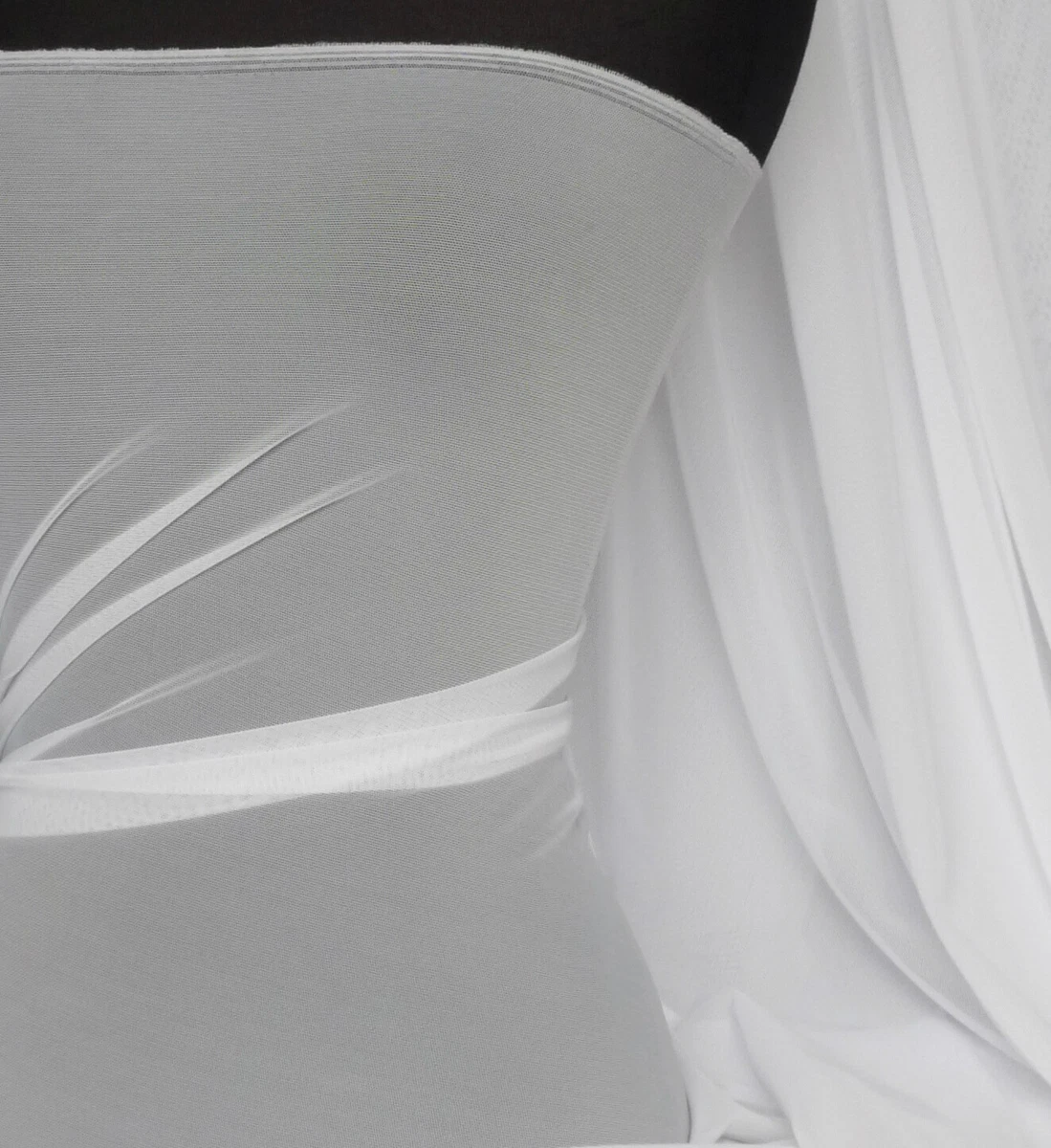 Premium Quality Power Net 4 Way Stretch Mesh Sheer Fabric Lining Material LT109