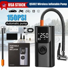 Rechargeable Air Pump Car Tire Inflator Portable Compressor Digital Cordless US