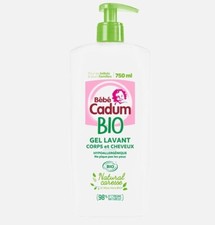 Gel lavant corps et cheveux bébé Bio CADUM 750ml