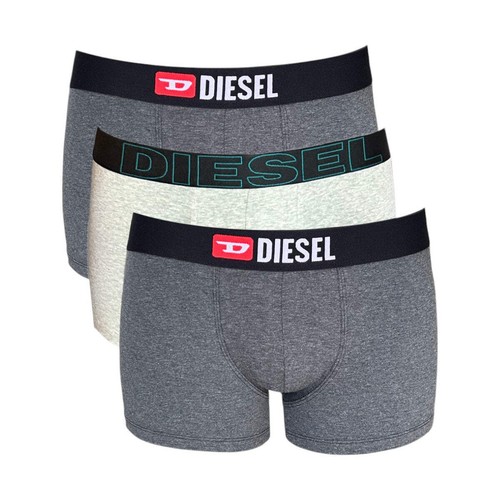 Diesel Herren Boxershorts 3er Pack - Cotton Stretch Trunks mit Logo Bund - A - Bild 19 von 26