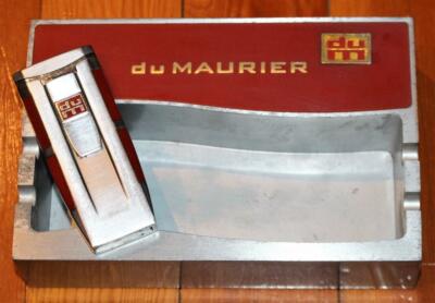 Vintage Du Maurier Cigarette Counter Display Box 10 Tobacco Tins