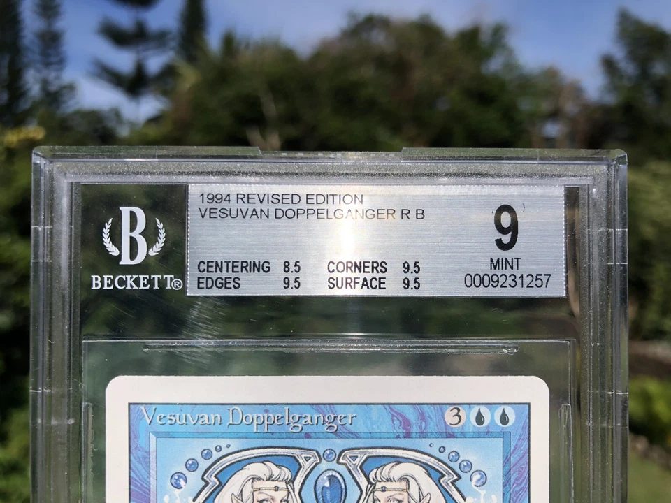 VESUVAN DOPPELGANGER, REVISED (3RD ED), 1994 MTG, BGS 9.0, MINT, RESERVED LIST! - Image 3 of 3