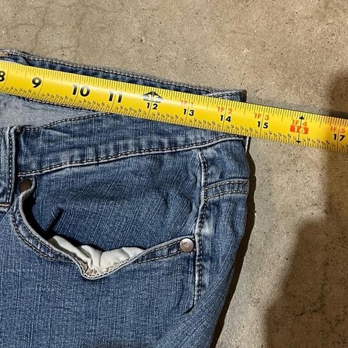 Y2k low rise jeans Lee brand "slender secret" waist size 29" Subtle flare - Picture 6 of 8
