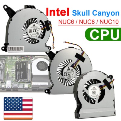 Replacement CPU Cooling Fan Parts For Intel Skull Canyon NUC6 / NUC8 / NUC10