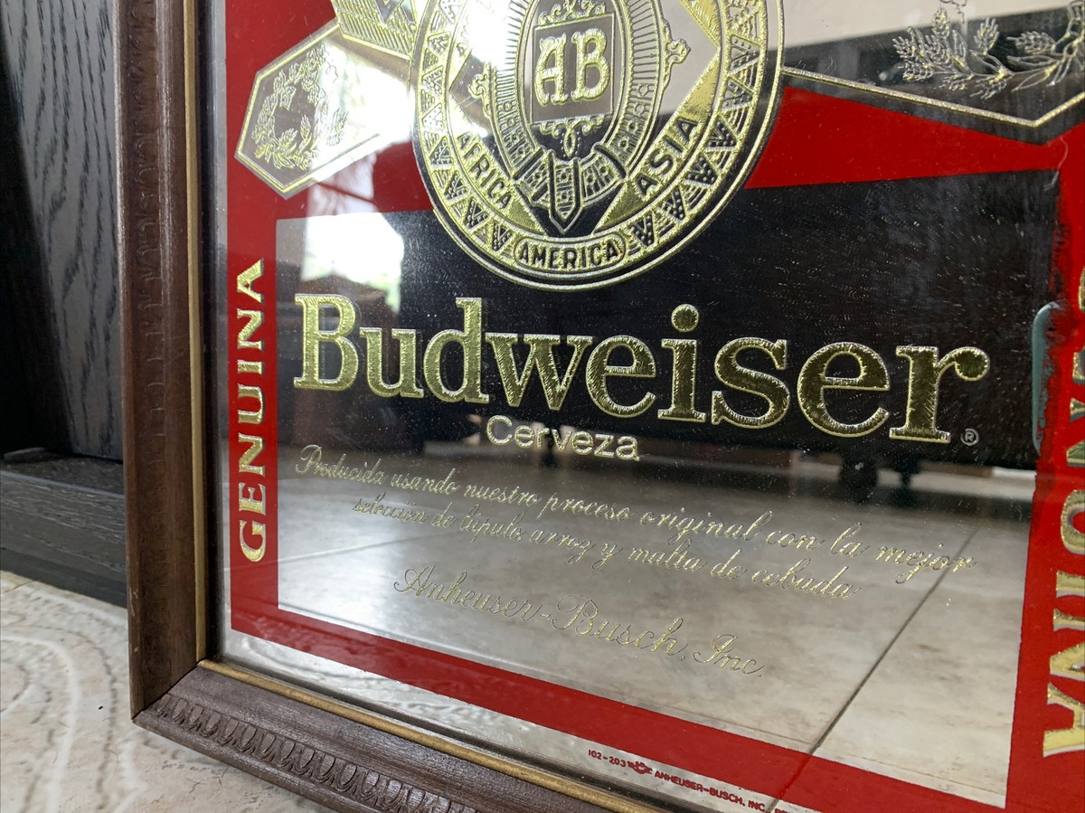 Budweiser アンティークミラー Budweiser アンティークミラー Budweiser アンティークミラー