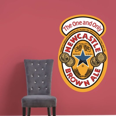 Newcastle Brown Ale Bier Pub Küche Bar Wandaufkleber Kunst Aufkleber Wandbild 3 Größen