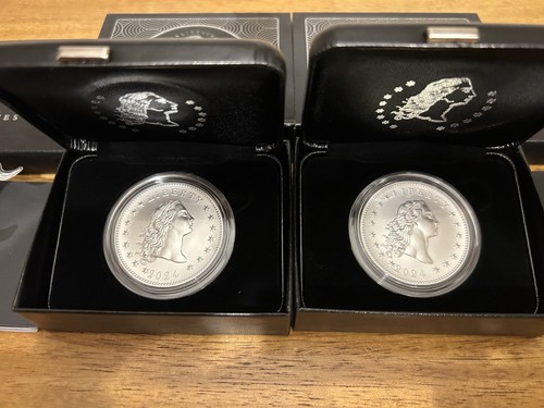2024 230th Anniversary Flowing Hair Silver Medal Box, OGP & COA