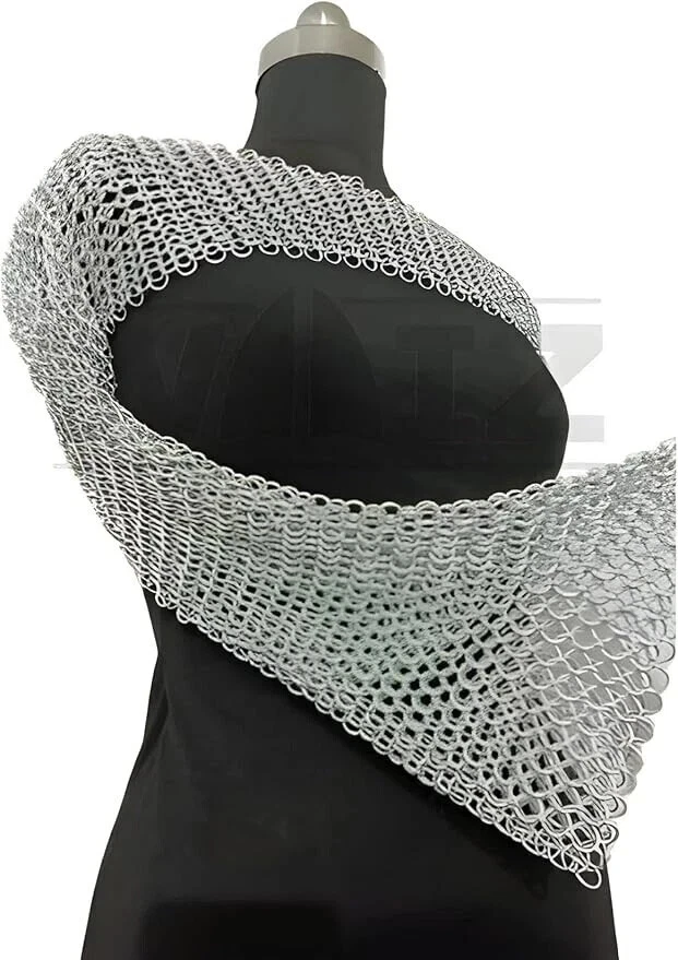 Nuevo Top Corto de Cota de Malla de Aluminio Mangas Largas para Caballeros Modernos de Halloween Foto 2 de 4