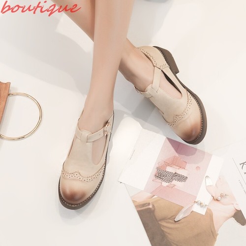 Block Heel Lolita Shoes Preppy Pumps | eBay
