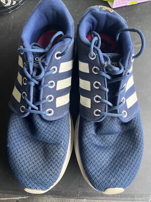 ADIDAS CLOUDFOAM BLUE/WHITE WOMENS SHOES SNEAKERS LIGHT WEIGHT COMFORTABLE 