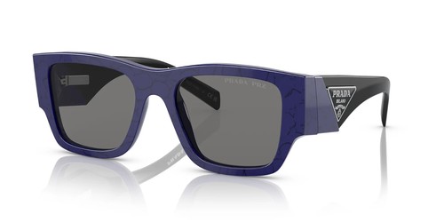 PRADA PR 10ZS 18D5Z1 BALTIC MARBLE DARK GREY MEN POLARIZED SUNGLASSES AUTHENTIC - 第 2/7 張圖片