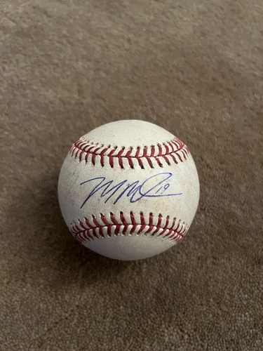 Mason Miller Autographed Baseball Oakland As Athletics