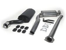 TA Technix Sportauspuffanlage 1x90mm rund eingerollt für Saab 9000 CS YS3C