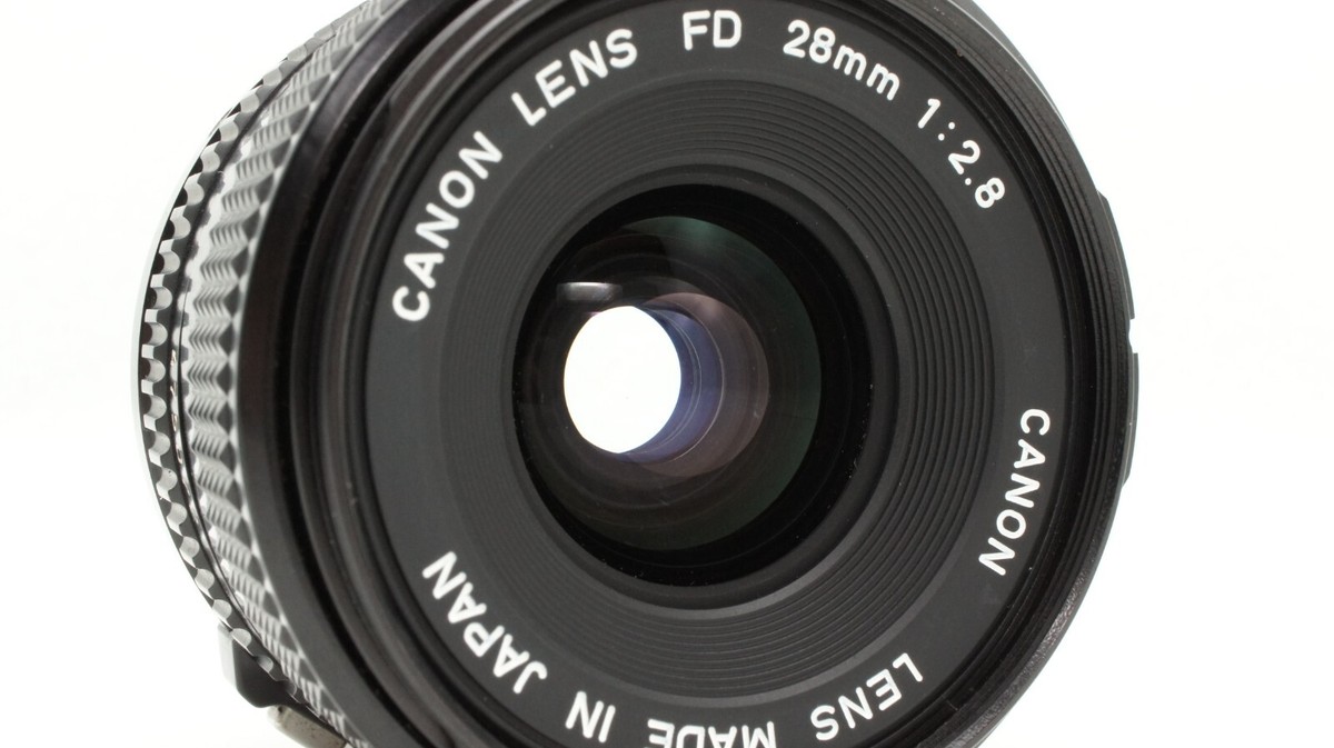 美品 CANON LENS FD 28mm F2.8 マニュアル レンズ キヤノン Canon NEW FD 28mm F2 一眼カメラ用レンズ（マニュアル