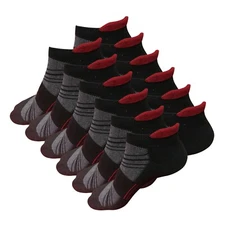 12 pairs Mens Low Cut Ankle Athletic Cotton No Show Running Sport Sneaker Socks
