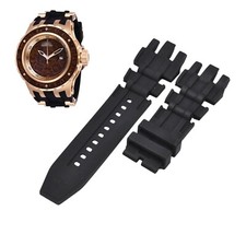 Subaqua 26280 26mm Black Rubber Watch Strap For Invicta