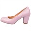 thumbnail 10 - Womens High Heels Formal Office OL Pumps Round Toe Mary Janes Work Shoes Slip On