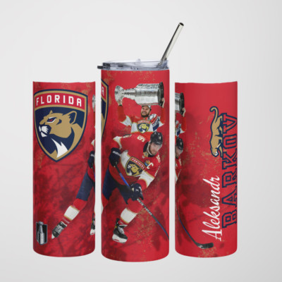 Aleksandr Barkov Florida Panthers Stanley Cup Champions 2025 Tumbler 20 oz