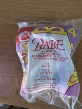 1995 Babe McDonald's Happy Meal Plush Toy - "A Little Pig Goes A Long Way" 4