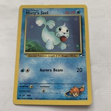 misty's seel pokemon card value First Gen TCG Mistys Galactic Traders Misty's Seel Gym Challenge 91/132