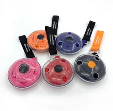 Eco-friendly Roll Up Reusable Polyester Foldable Grocery Shopping Bag 5 pcs set 