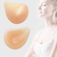 1 Piece Silicone Breast Form Bra Insert Women Mastectomy Prosthesis Fake Boob