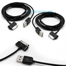 2 USB SYNC CHARGER CABLE CONNECTOR IPHONE 4 3GS 3G IPAD