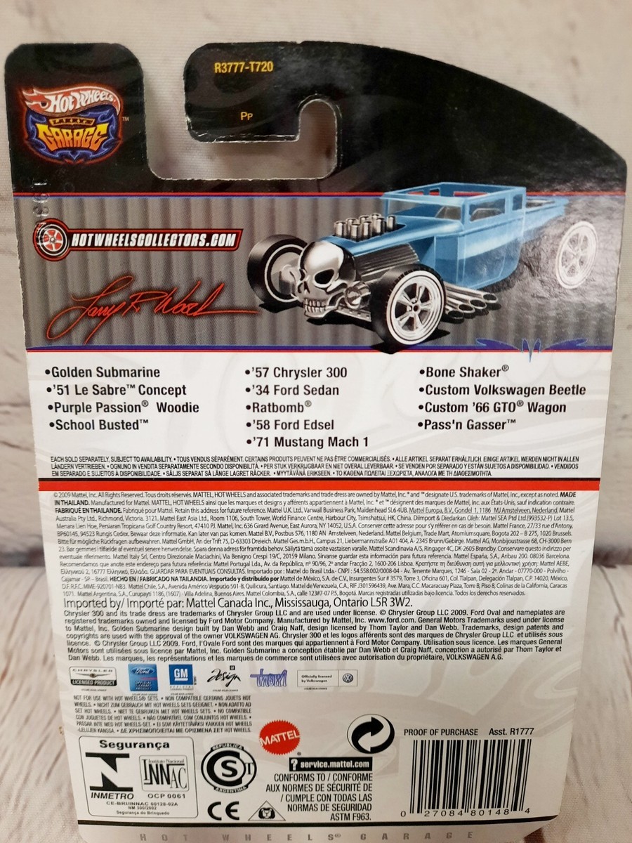 Hot Wheels Larry's Garage Custom Volkswagon Beetle -Real Riders