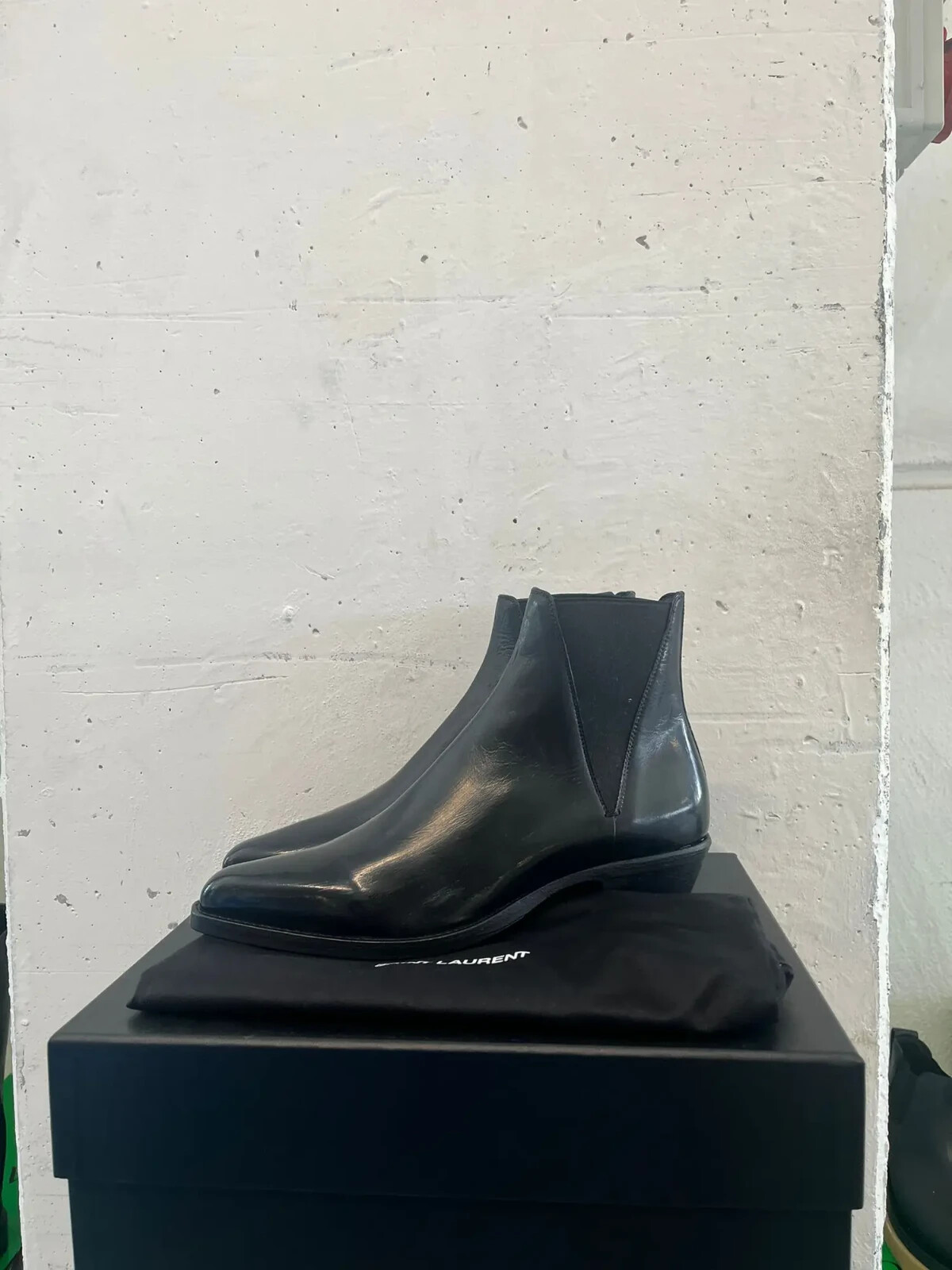 Stivali Saint Laurent Paris Dakota 50 neri nuovi con etichette 42