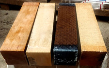 4 KILN DRIED VARIETY TURNING BLANK MAPLE, POPLAR, ASH, AF MAHOG 3 X 3"X12"