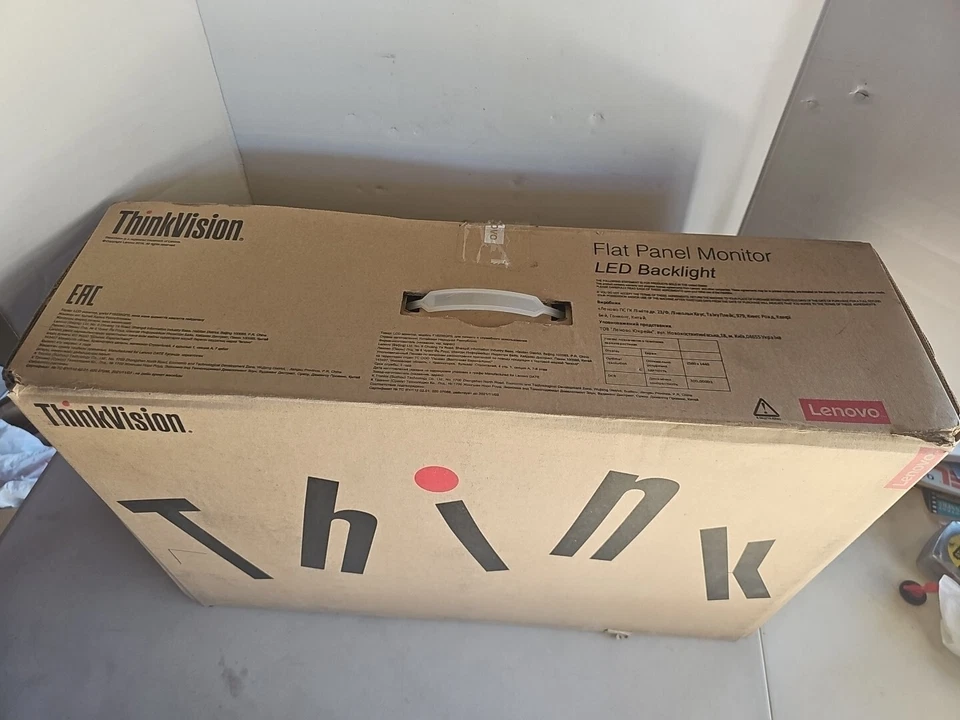 New Open Box Lenovo ThinkVision P24q-10 24" 2560x1440 60hz HDMI DP IPS LED - Image 2 of 4