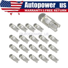 20x Super White T10 168 W5W 2825 LED License Plate Interior Light Bulb 6000K US