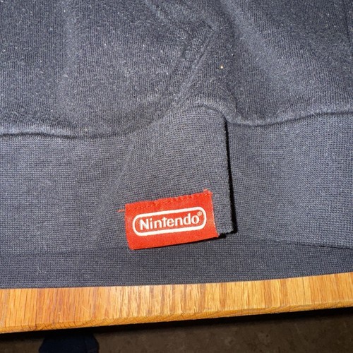 Nintendo New York Sweatshirt Hoodie Jacket Black WOMENS L Full Zip Long Sleeve - Picture 11 of 12