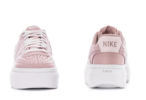 NEW Nike Court Vision Alta LTR Shoes Women's Pink Oxford White, Size 10 - Picture 5 of 11