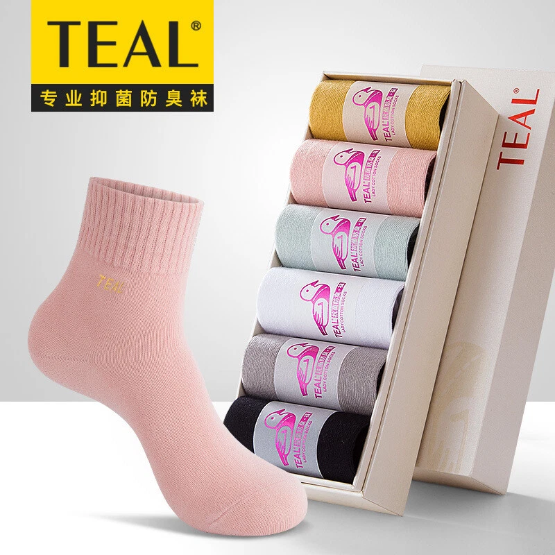 Quarter Ankle Socks for Women Medium Size 5-8 Low Cut 6-Pack Cotton Nylon Ribbed