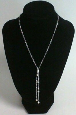 Starlet Bridal Jewellery - Elizabeth Pendant - Silver Costume Jewellery #29A25