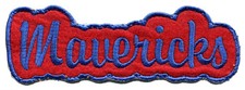 1968-69 HOUSTON MAVERICKS ABA BASKETBALL HARDWOOD CLASSICS 5.75" SCRIPT PATCH