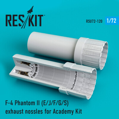 F-4 Phantom II (E/J/F/G/S) exhaust nossles for Academy 1/72 Reskit RSU72-0120